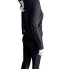 Emporio Armani | חליפת טרנינג בהדפס לוגו שחור אימפוריו ארמני
