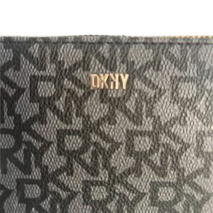 DKNY-Donna Karan | ארנק/קלאץ׳ לוגו אפור דונה קארן