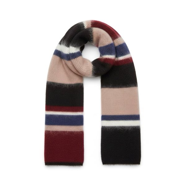 Steve Madden | צעיף שחור פסים סטיב מאדן