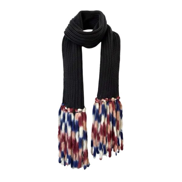 Steve Madden | צעיף שחור ארוך סטיב מאדן