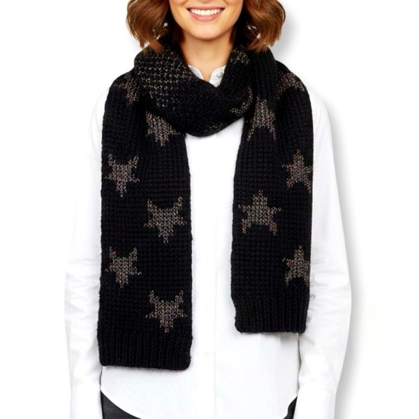 Steve Madden | צעיף כוכבים ארוך סטיב מאדן