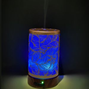 Diffuser-מפיץ ריח חשמלי יוקרתי מחליף צבעים רוז גולד סצנצ'יפס
