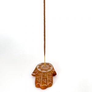 Incense | מעמד אבן חמסה חום להדלקת קטורת