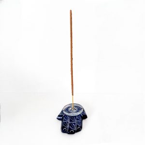 Incense | מעמד אבן חמסה כחול להדלקת קטורת