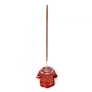 Incense | מעמד אבן חמסה אדום להדלקת קטורת