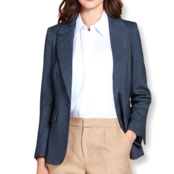 Biancoghiaccio | בלייזר כחול ג'ינס ביאנקוג’אצ’יו