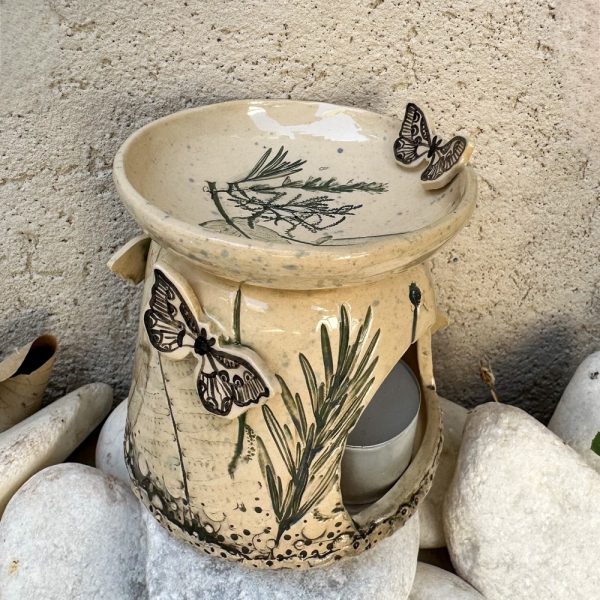 La Nette Porcelain | מבער פרפרים עבודת יד