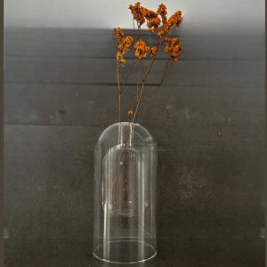 Housedeco-אגרטל דיאבלו מזכוכית כפולה מעוצב בפרחים