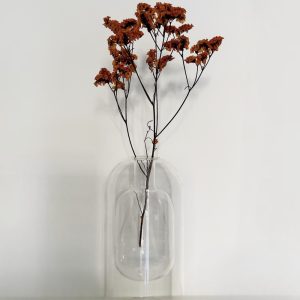 Housedeco-אגרטל דיאבלו מזכוכית כפולה מעוצב בפרחים