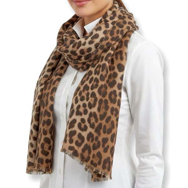 Vince Camuto | צעיף מנומר גדול וינס קמוטו