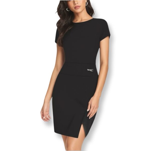 DKNY-Donna Karan | שמלה קצרה שחורה אלגנטית דונה קארן