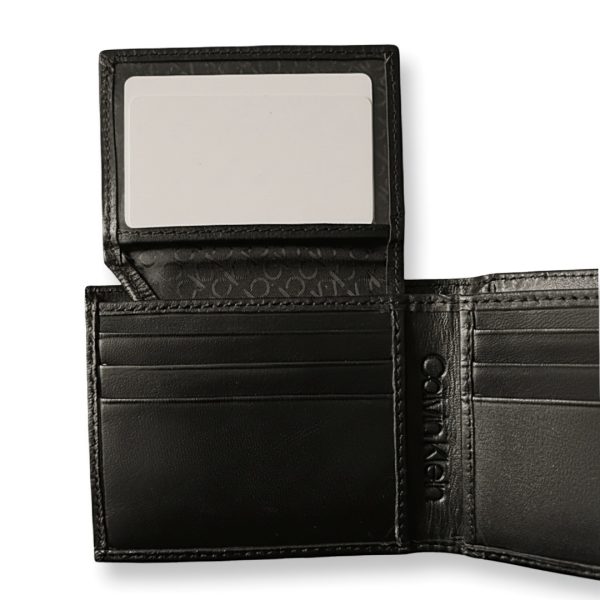 Calvin Klein | ארנק שחור קלאסי מעור קלוין קליין