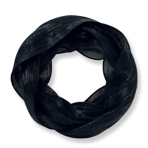 Ronari Scarf | צעיף אינפיניטי אופנתי שחור