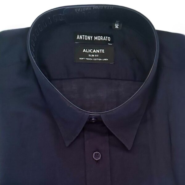 Antony Morato | חולצת פשתן מכופתרת כחולה אנטוני מוראטו