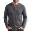 Perry Ellis | חולצת טי שירט אופנתית אפורה פרי אליס