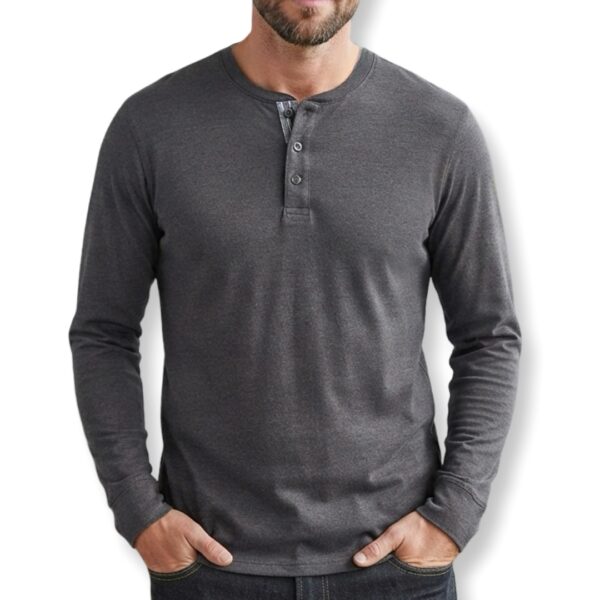Perry Ellis | חולצת טי שירט אופנתית אפורה פרי אליס