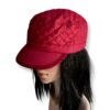 August Hat | כובע קסקט אדום-בורדו אוגוסט הט
