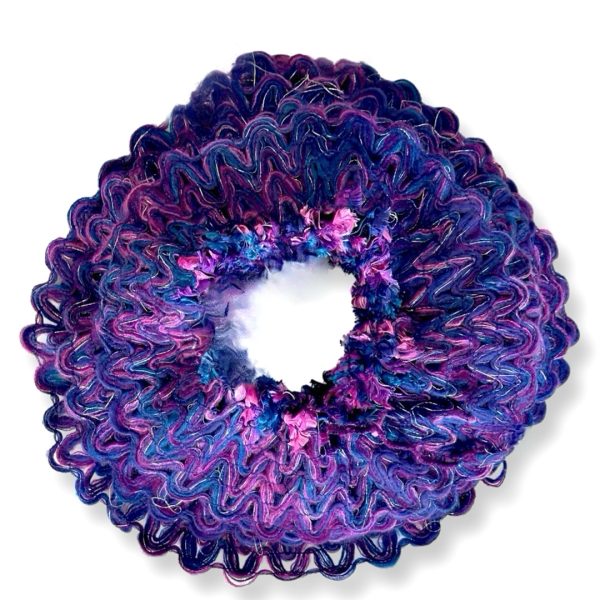 Charter Club | צעיף שניל סרוג כחול-סגול צ׳רטר קלאב