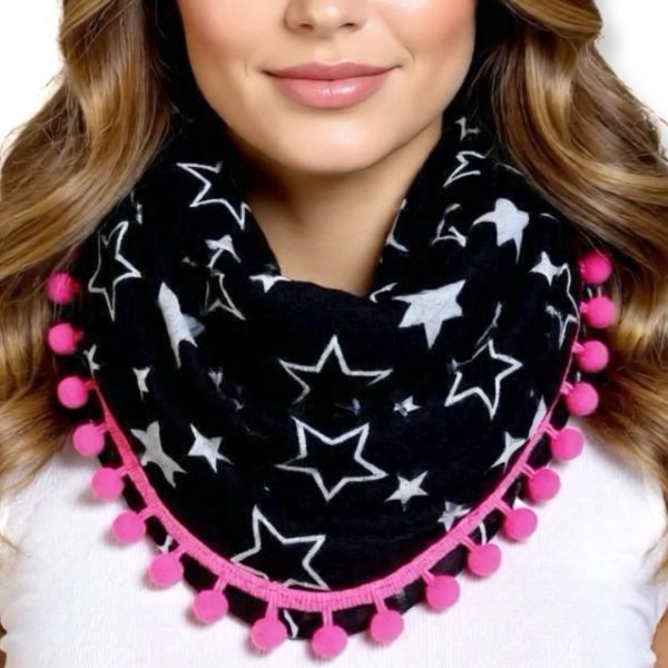 Capelli new york | צעיף אינפיניטי פום פום קפלי ניו יורק