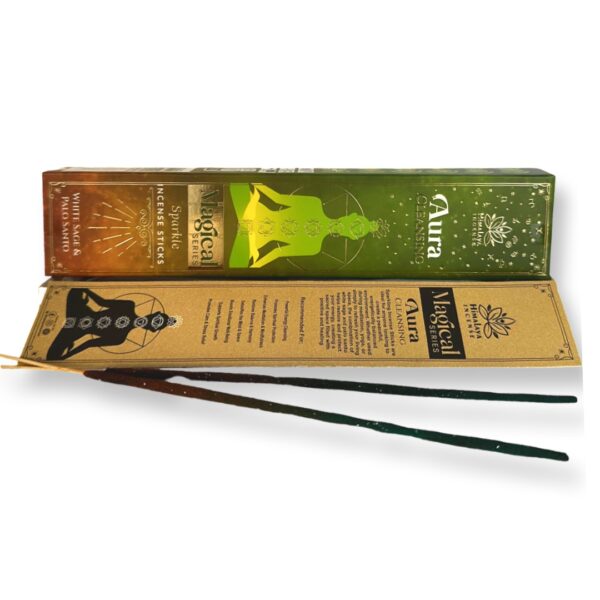Incense | קטורת הימלאיה מנצנצת ניקוי אנרגטי בניחוח מרווה ופאלו סנטו