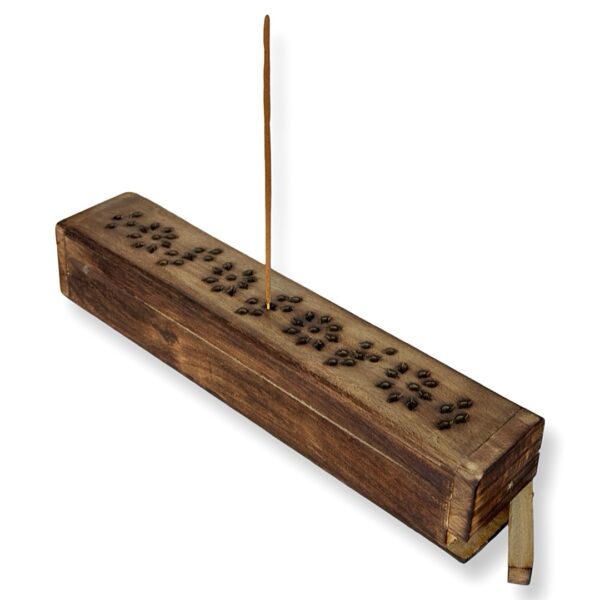Incense | מעמד/קלמר לקטורות מעץ מנגו הקטורת כולל קטורות נאג צ’מפה
