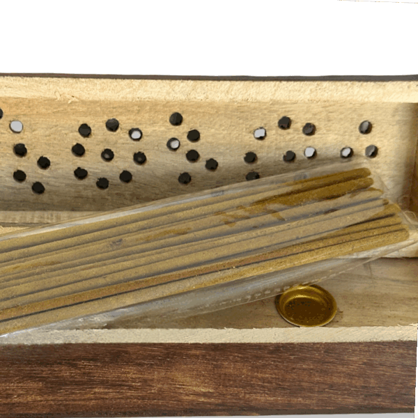 Incense | מעמד/קלמר לקטורות מעץ מנגו הקטורת כולל קטורות נאג צ’מפה