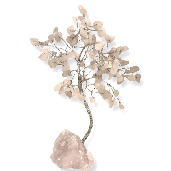 Cristal-עץ אבני קריסטל רוז קוורץ לאהבה,הרמוניה ושלווה
