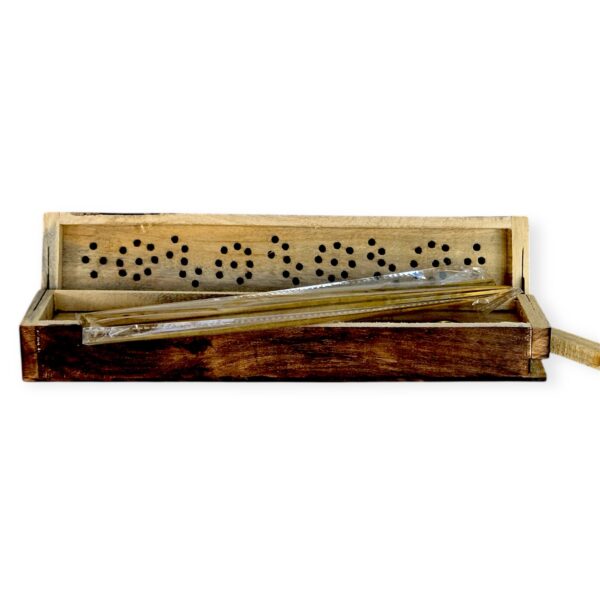 Incense | מעמד/קלמר לקטורות מעץ מנגו הקטורת כולל קטורות נאג צ’מפה