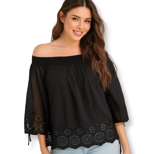 Lucky Brand | חולצת קרוצ׳ט לאקי בראנד