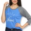 Jenni | חולצה אמריקאית כחולה ג׳ני