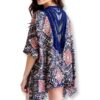 Roffe Accessories | קימונו עליונית כחול צבעוני רוף אקססוריס
