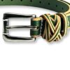 Sperry | חגורת עור ירוקה ספירי