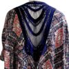 Roffe Accessories | קימונו עליונית כחול צבעוני רוף אקססוריס