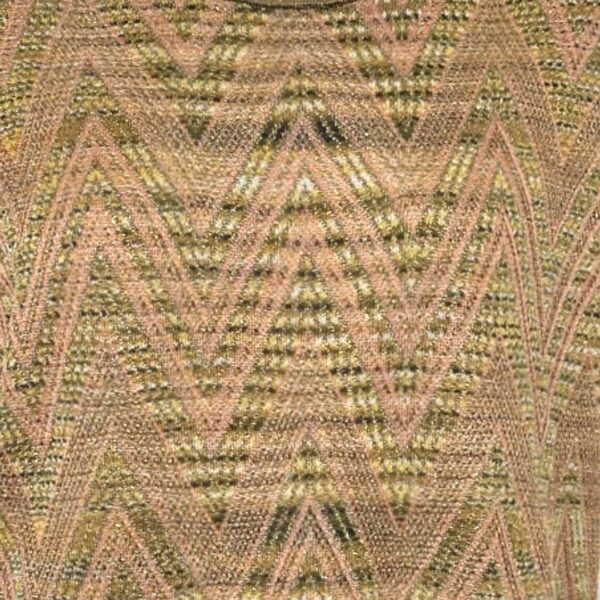 Missoni | חולצת סריג מנצנצת בטקסטורת זיג-זג גולדפינק מיסוני