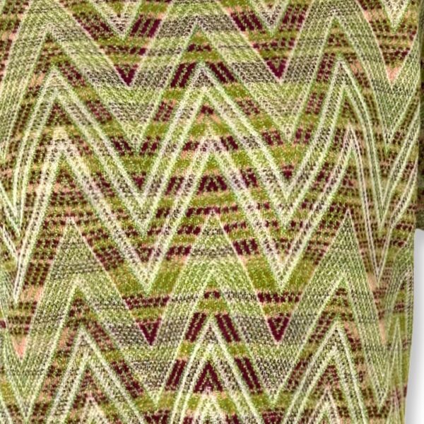 Missoni | חולצת סריג מנצנצת בטקסטורת זיג-זג גרינווין מיסוני