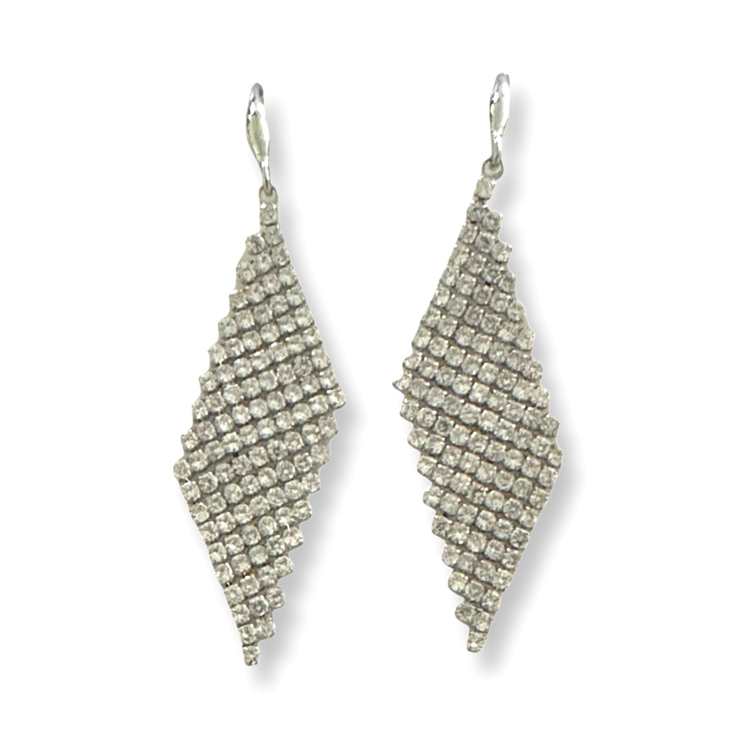 Charm -עגילי קריסטל טיפה מנצנצים צ'ארם