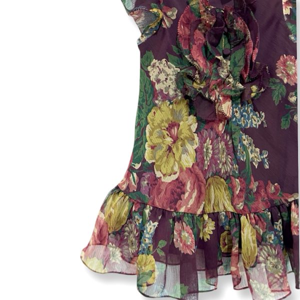 Ralph Lauren | שמלת שיפון ראלף לורן