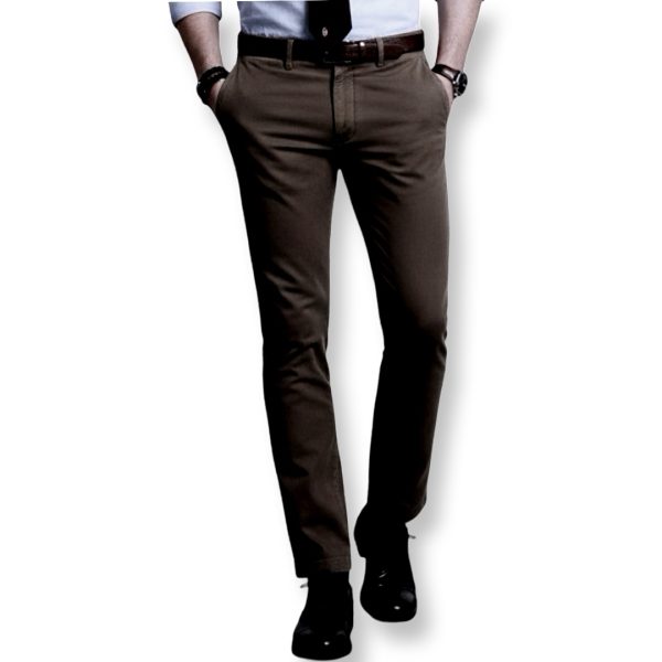 Ralph Lauren | מכנסי צ'ינו אפור-חום ראלף לורן