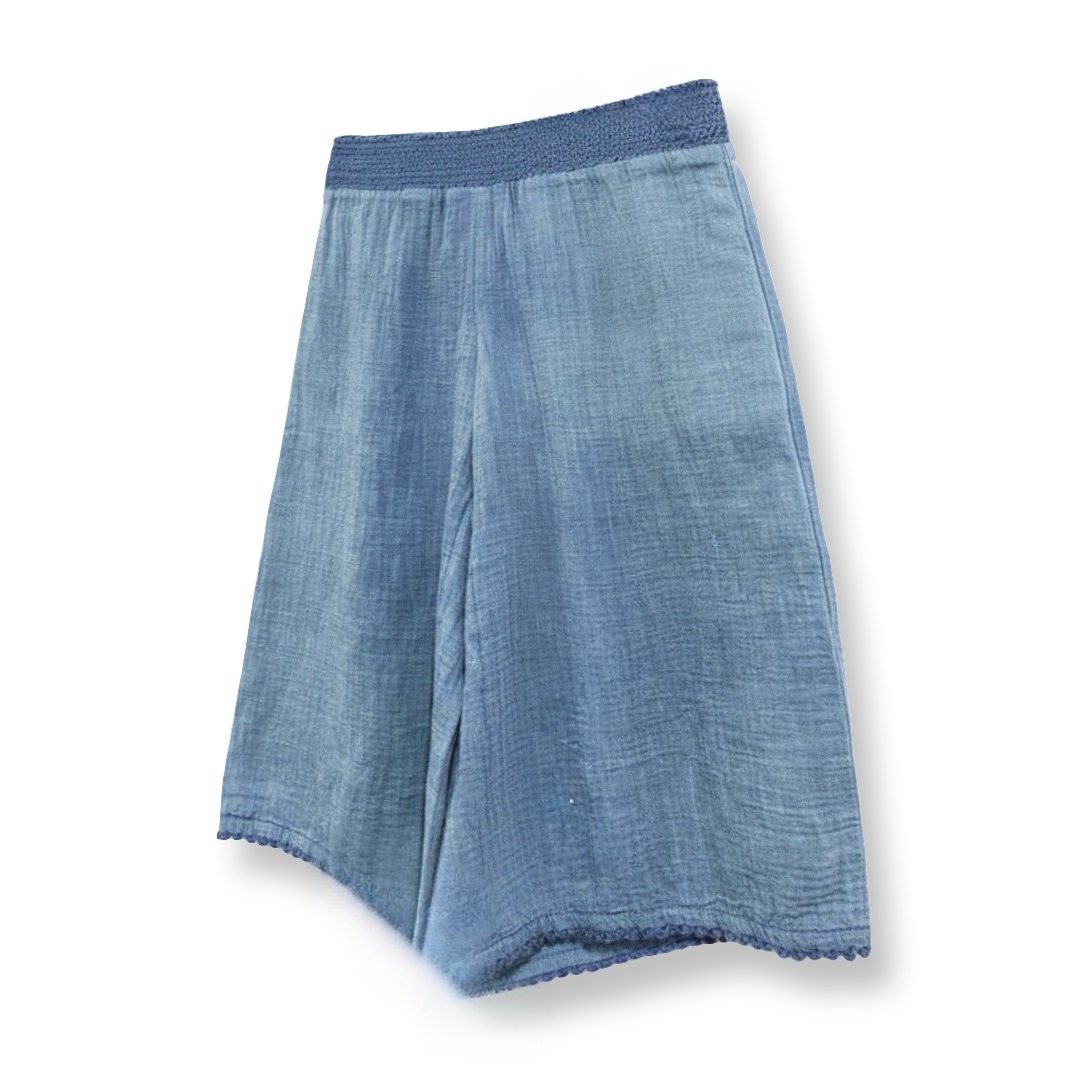 Ralph Lauren | מכנס מתרחב בצבע ג׳ינס ראלף לורן