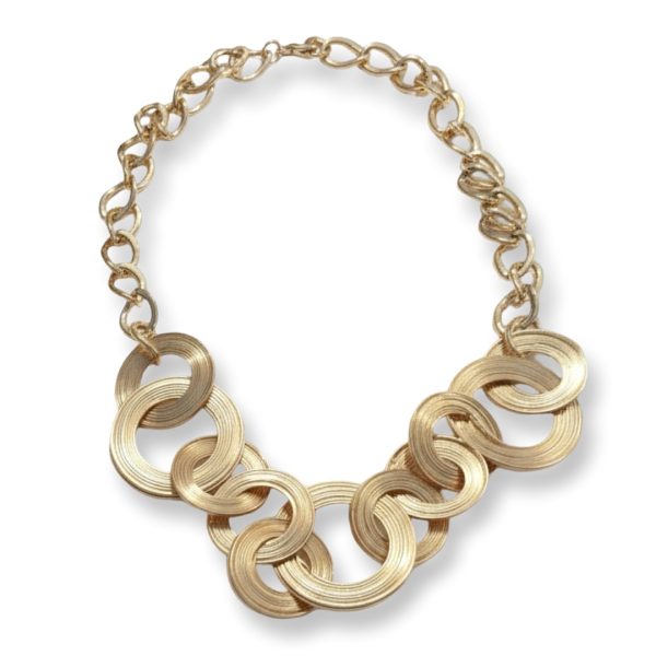 Joyas -שרשרת לינקים עבים מוזהבים ג'ויה