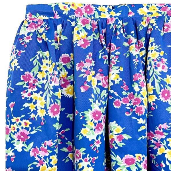 Ralph Lauren | חצאית פרחונית כחולה ראלף לורן