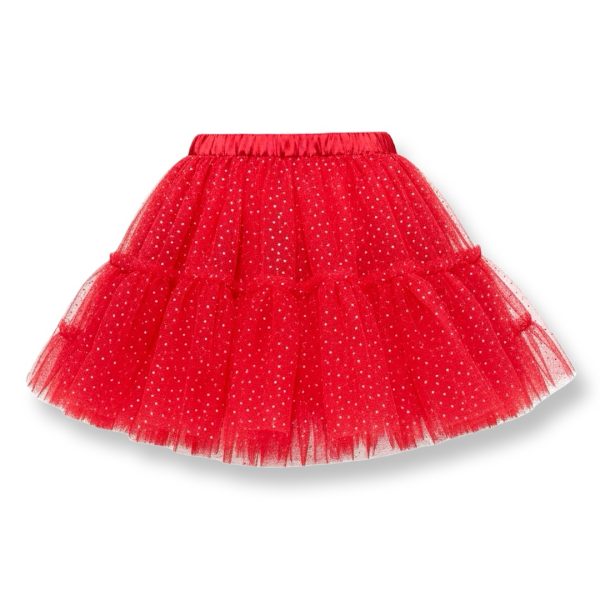 Bardot | חצאית טוטו אדומה ברדו