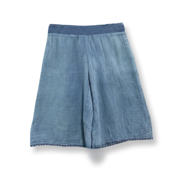 Ralph Lauren | מכנס מתרחב בצבע ג׳ינס ראלף לורן