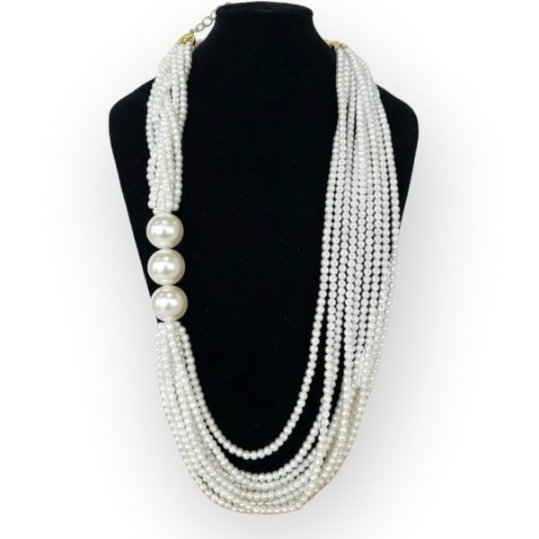 Joyas -מחרוזת ״פנינים״ ארוכה טריו חרוזים מודרנית ג'ויה