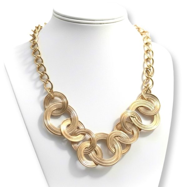 Joyas -שרשרת לינקים עבים מוזהבים ג'ויה