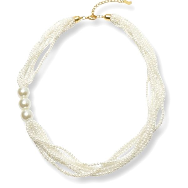 Joyas -מחרוזת ״פנינים״ ארוכה טריו חרוזים מודרנית ג'ויה