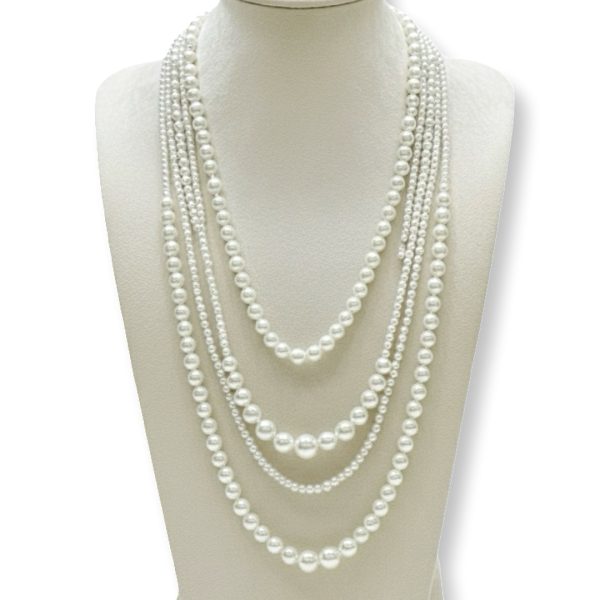 Joyas -מחרוזת ״פנינים״ ארוכה מדורגת ג'ויה