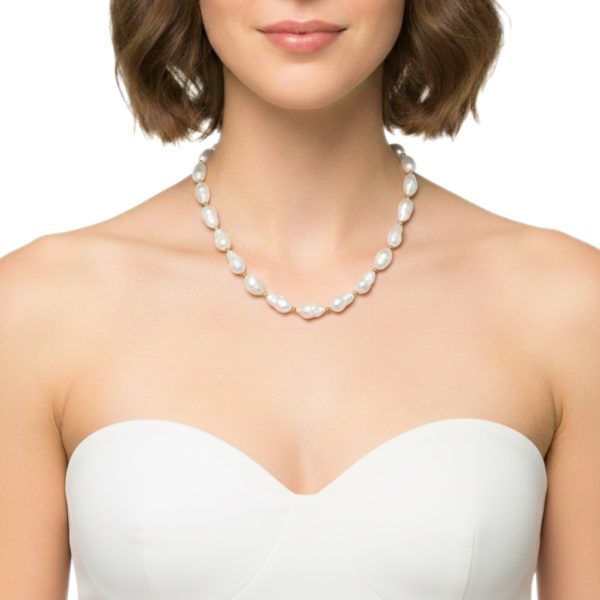 Joyas -מחרוזת ״פנינים״ בארוק וזהב מודרנית ג'ויה