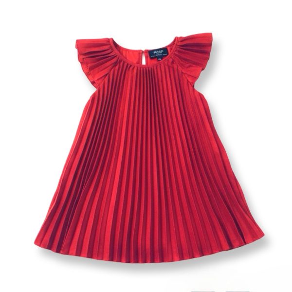 Bardot | שמלת פליסה אדומה ברדו