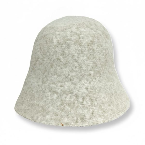 Ciel écarlate | כובע באקט קטיפתי אופנתי צבע בז׳ סיאל אקרלט